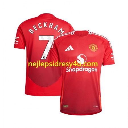 Fotbalový Dres Manchester United Beckham 7 Domácí 2024/25